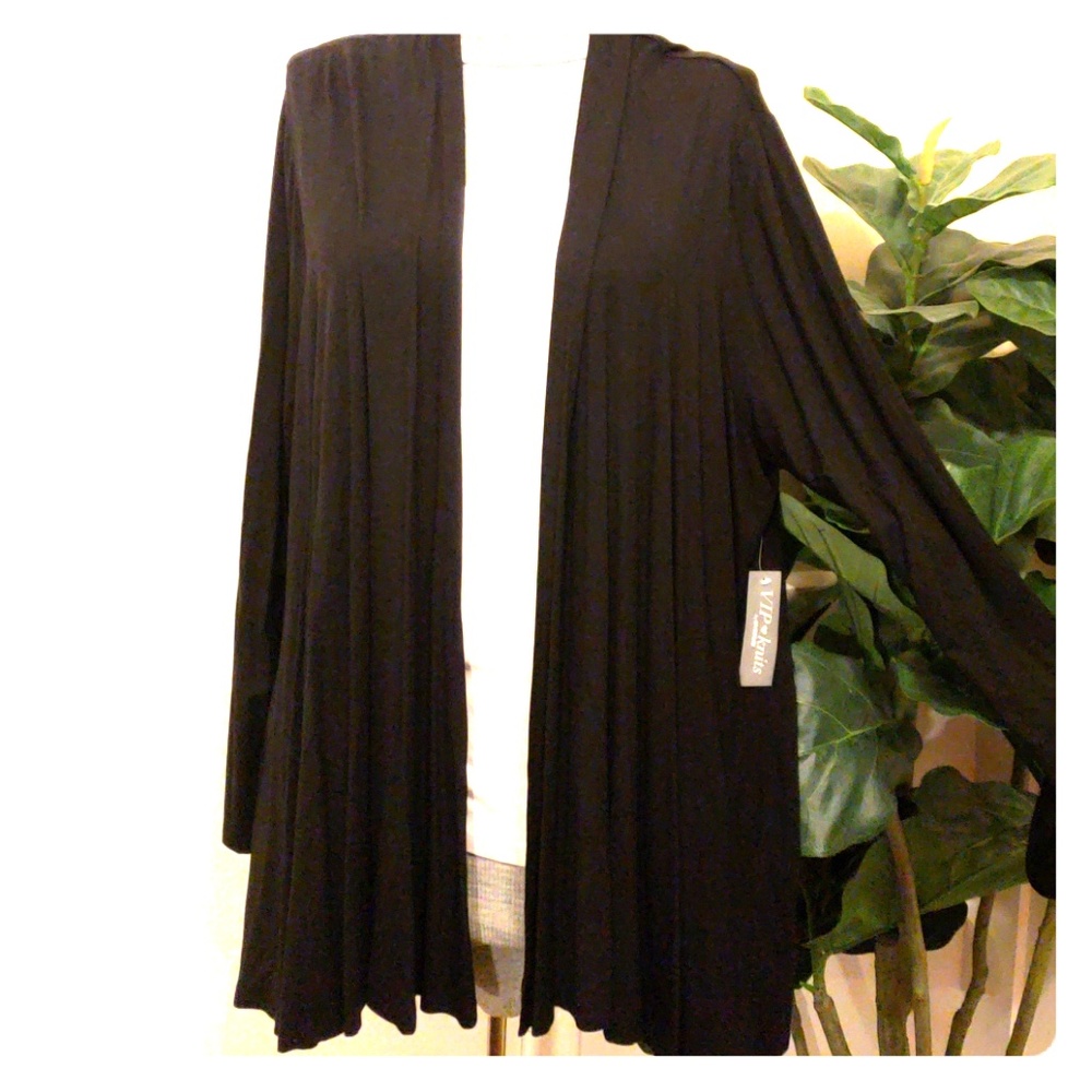 Black knit jacket